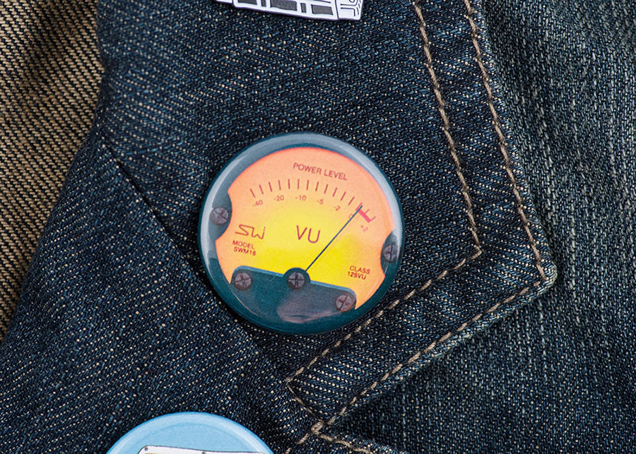 VU Analog Meter Button