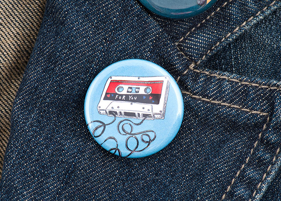 For You - Shortwave Mixtape Vol. 1 Button