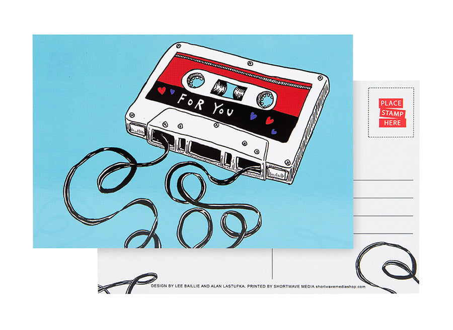 For You - Shortwave Mixtape Vol. 1 Postcard (Pack of 5)